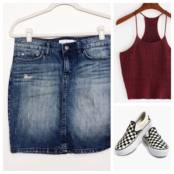 NEW ✨ H&M denim jean skirt - Picture 5 of 8